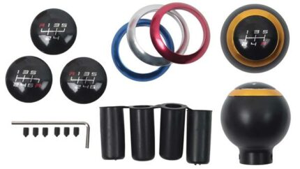 Gear Knob Black Aluminium