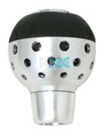 Gear Knob Black/Sil Round