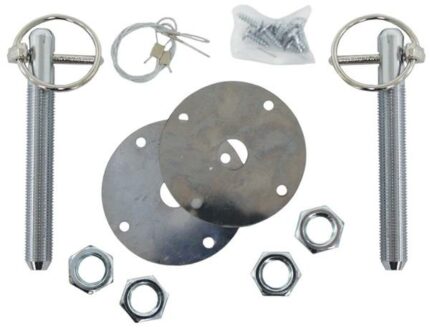 Bonnet Safety Pins Chrome