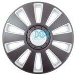 DISCONTINUED - 16 Inch Wheel Cover Matt Black/Silver