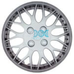 15 Inch Wheel Cover Gun Metal/Silver