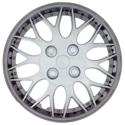 14 Inch Wheel Cover Gun Metal/Silver