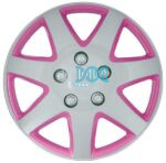 DISCONTINUED - 14 Inch Wheel Cover Sil/Pink