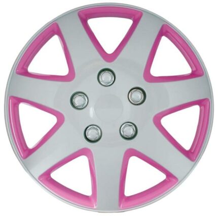DISCONTINUED - 14 Inch Wheel Cover Sil/Pink