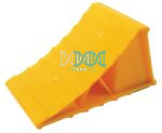 Wheel Chock Plastic With Rubber Mat