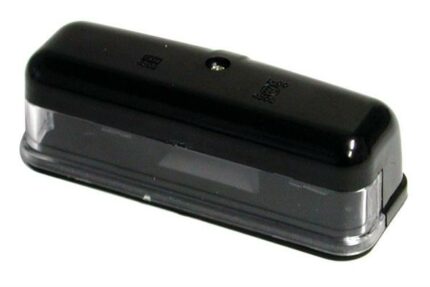 Number Plate Lamp Black (Plastic)