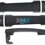 Door Outer Front Set Black Toyota Hi-Lux 05-12