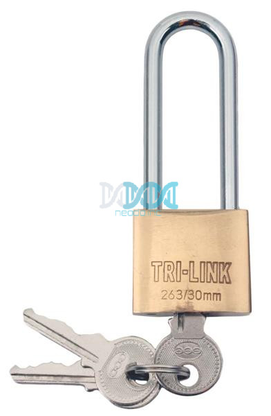 Brass P/Lock Long 32mm Tri-Lin