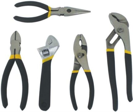 Plier Set 5 Piece 6 Dipped Handle