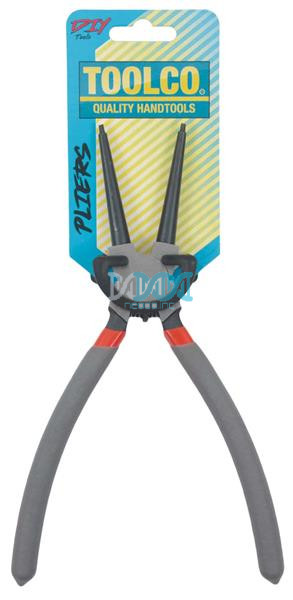 Circlip Plier Straight Int. 8In D.I.Y Toolco
