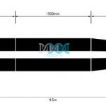 Racing Strips Black 20cmx4.5M