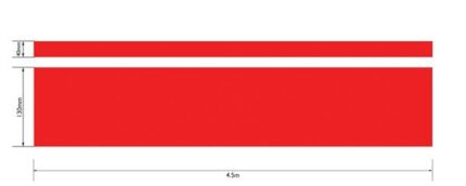 Racing Strips Red 20cmx4.5M