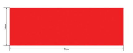 Racing Strips Red 20cmx4.5M