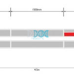 Racing Strips Silver 20cmx4.5M