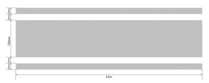 Racing Strips Silver 20cmx4.5M