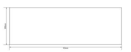 Racing Strips White 20cmx4.5M