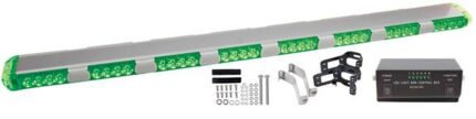 Led Emergency Bar Lamp Green 10-30V