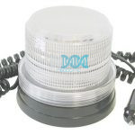 Led Strobe Lamp Clear Magn.With Plug 12-80V