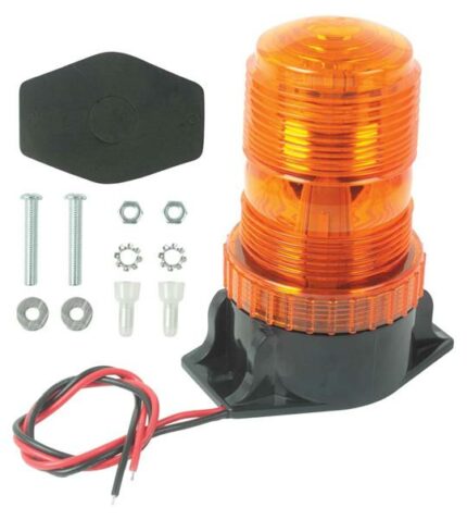Led Strobe Lamp Amber 12-100V 30Leds