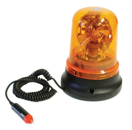Amber Strobe/Revolving Lamp With Fixed Or Magnetic Base 12V 190X107mm