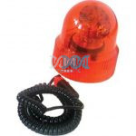 12V Amber Revolving Light Magnetic Base