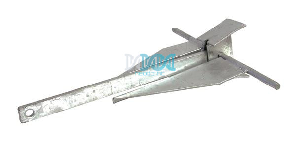 NEO-05772 Danforth Anchor 2.5Kg Heavy Duty Galvinized
