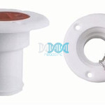 Fuel Deck Cap 40mm White With Red Cap