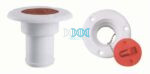 Fuel Deck Cap 40mm White With Red Cap