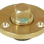 Drain Plug Garboard Brass Plate