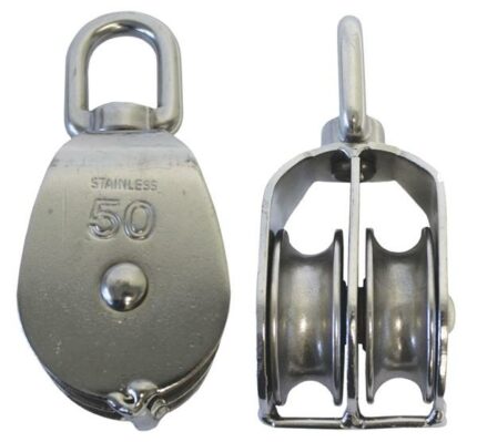 Double Swivel Pulley 50mm Stainless Steel 304