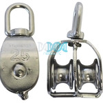 Double Swivel Pulley 25mm Stainless Steel 304