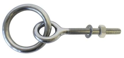 Eye Bolt With Welded Ring 10mm 316 Stainless Steel