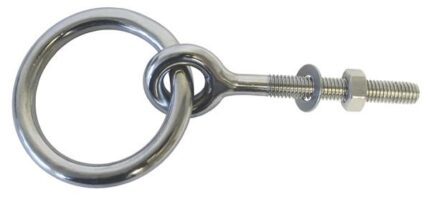 Eye Bolt With Welded Ring 8mm 316 Stainless Steel