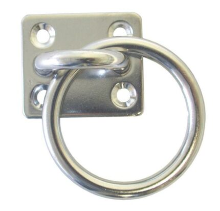 Eye Plate With Ring 6mm 304 Stainless Steel