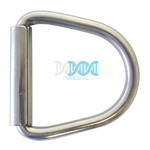 D Ring With Roller 7X66X61mm 316 Stainless Steel
