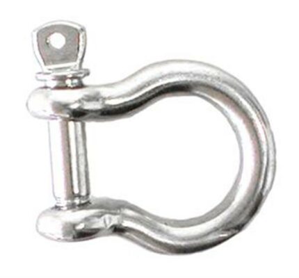 Euro Bow Shackle 8mm 316 Stainless Steel