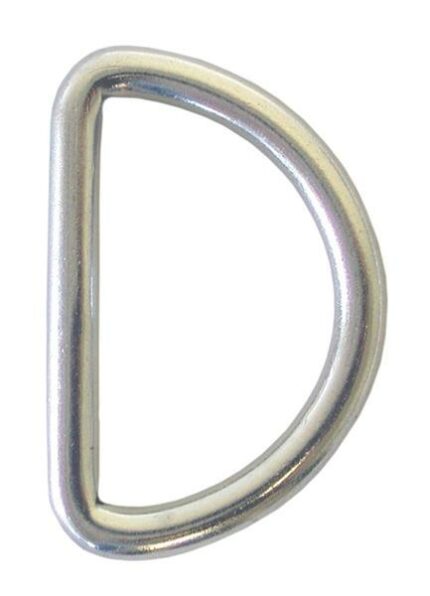 D Ring 4X30X27mm 316 Stainless Steel