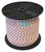 DISCONTINUED - Double Braided Rope 6mmx200M White/Red