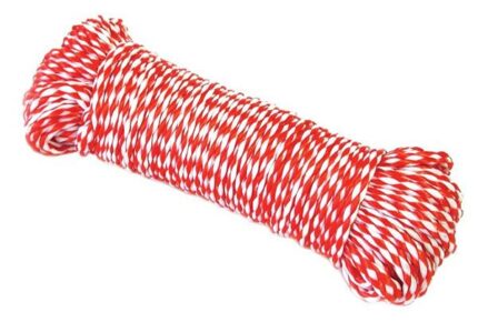 Ski-Rope 10mm X 30M Red/White