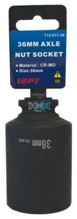 Heavy Duty Axle Socket 36mm 1/2 Inch Drive 12 Point