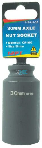 Heavy Duty Axle Socket 1/2 Inch Drive 30mm 12 Point