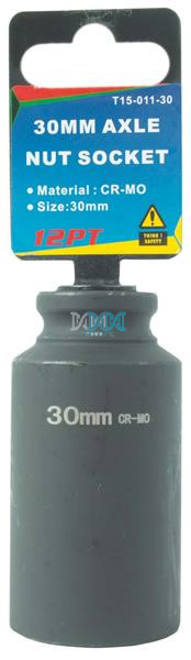 Heavy Duty Axle Socket 1/2 Inch Drive 30mm 12 Point