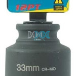 Heavy Duty Axle Socket 1/2 Inch Drive 33mm 12 Point