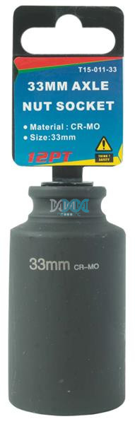 Heavy Duty Axle Socket 1/2 Inch Drive 33mm 12 Point