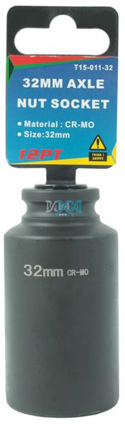 Heavy Duty Axle Socket 1/2 Inch Drive 32mm 12 Point