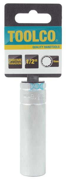 Socket Tube 16mm 1/2 Inch Drive 76mm 12 Point