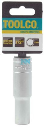 Socket Tube 12mm 1/2 Inch Drive 76mm 12 Point