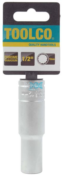 Socket Tube 12mm 1/2 Inch Drive 76mm 12 Point