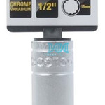 Socket Tube 15mm 1/2 Inch Drive 76mm 12 Point