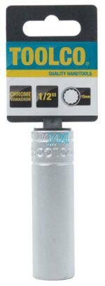 Socket Tube 15mm 1/2 Inch Drive 76mm 12 Point